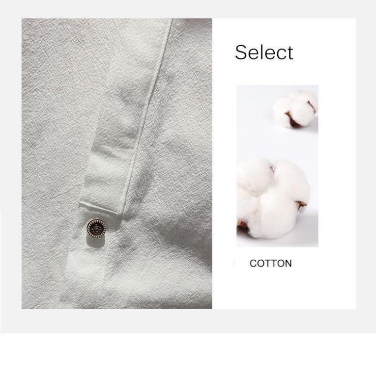 Long-sleeved Shirt Men's Trendy Slim Tops, Pure Cotton Casual Spring and Autumn Shirts, Bottoming Shirts, Young Men's Clothing