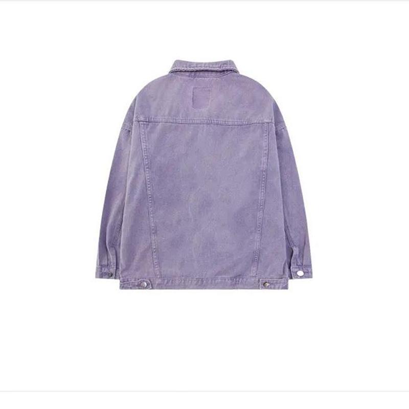 Fall Oversize Lapel Jacket Men's and Women's Open-line Tooling Style Fashion Jacket