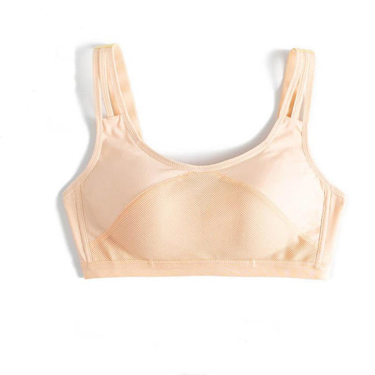 Breathable Mesh Fashion and Comfortable Fitness Running Yoga Sweat-absorbing Sports Underwear No Steel Ring Soft Anti-sagging Anti-shock Bra
