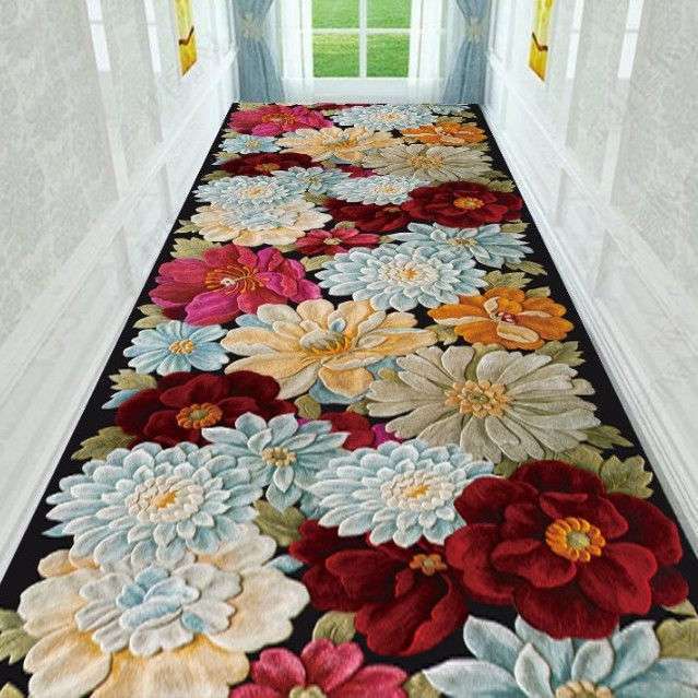 Nordic Wind Door Pad Household Carpet Living Room Bedroom Non Slip Mat