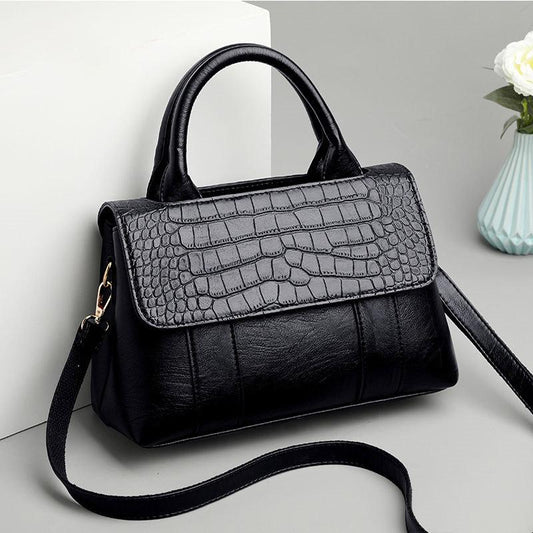 Handbag Ladies Messenger Bag Fashion Leather Texture One Shoulder Shopping Bag