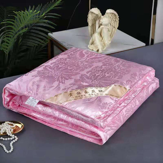 Clearance Mulberry Quilt Sangsi Summer Cool Quilt Spring Autumn Air Conditioning Quilt Four Seasons Universal Single and Double Quilt