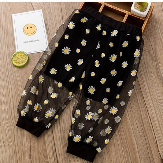 Mosquito Pants Girls 3 Years Old Children's Summer Thin Summer Daisy Pants Children Wear Baby Polka Dot Pants In Summer
