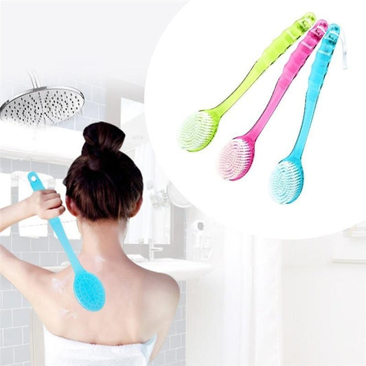 1pc Home Bath Brush Scrub Skin Massage Shower Brush For Back Exfoliation Brush Bathroom Accessories
