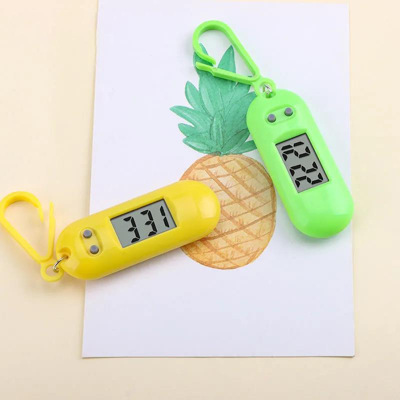 Luminous Student Exam Dedicated Silent Electronic Small Pocket Watch Compact Portable Keychain Electronic Watch