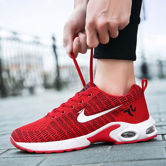 Men Low-top Air Cushion Sneakers Non-slip Mesh Basketball Shoes Breathable Casual Running Shoes