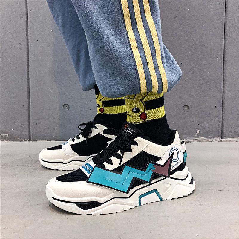 Breathable Platform Shoes Casual Men Sneakers Multicolor Footwear Daddy Shoes Sneakers for Lovers