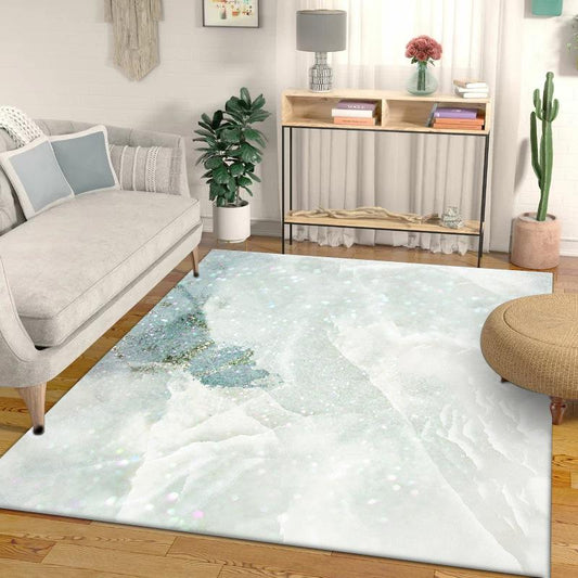 Fashion Modern Carpet Marble Pattern Fresh Kitchen Carpet Living Room Bedroom Bedside Non-slip Carpet Floor Mats