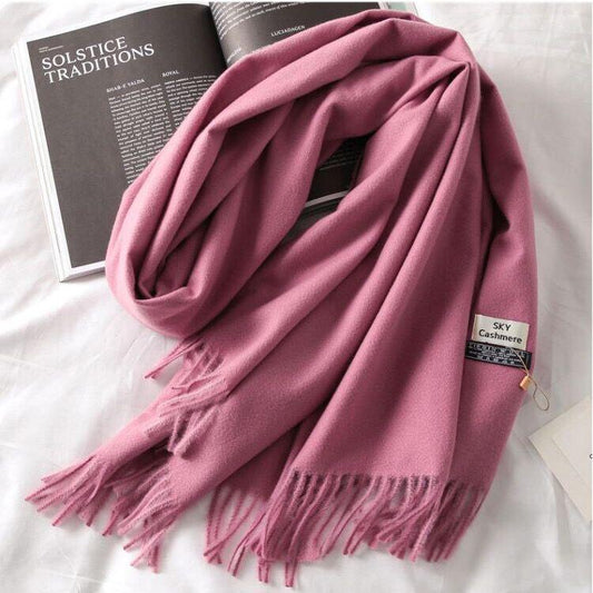 Women Scarf Cashmere Scarves Ladies Shawl Wrap Autumn Winter Pashmina Unisex Scarf