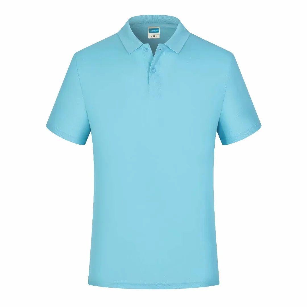 Lapel Short-sleeved T-shirt Work Clothes Shirt Work Clothes, Can Be Graffiti Printed In Various Colors, Text and Logo Parent-child outfit