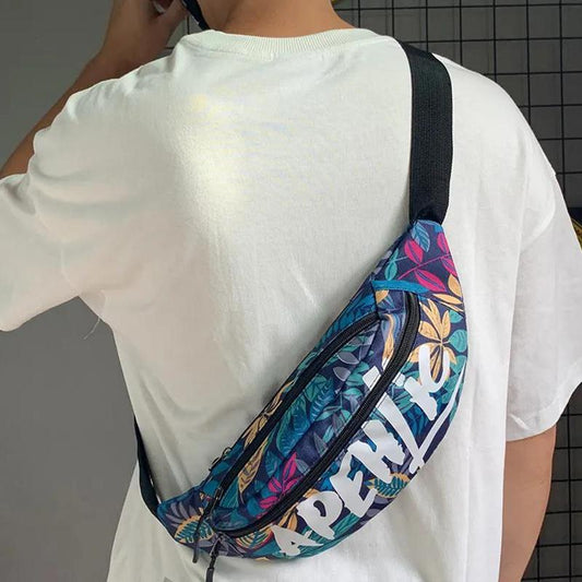 Boy Chest Bag Trend Street Personality Messenger Bag Female Wild Casual Sports Shoulder Bag Waist Bag