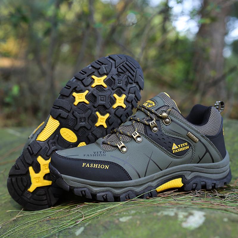 Oversized Shoes Hiking Shoes Men's Shoes Leather Shoes Outdoor Leisure Shoes Off-road Non-slip Shoes 39-47