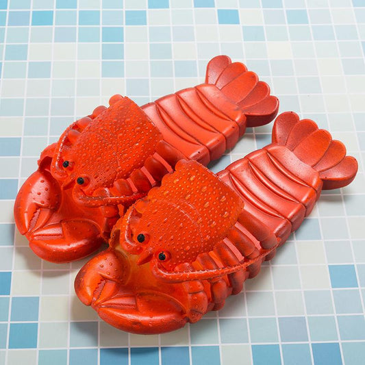 Parent-child Slippers for Men and Women Summer Creative Cute Crayfish Slippers To Wear Beach Sandals Outside Home