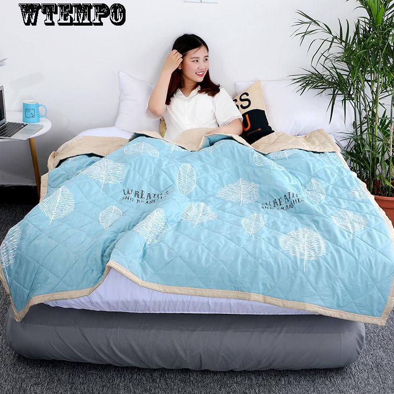 WTEMPO Cool By Air Conditioner Is Machine Washable Ball Children's Thin Quilt Comfortable Summer