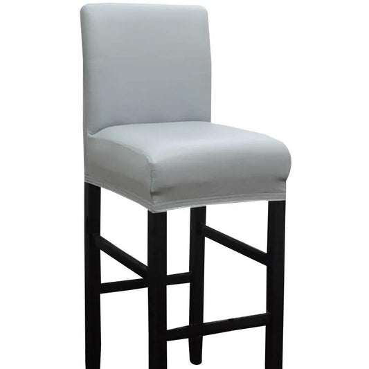 PU Leather Waterproof and Stain-resistant Chair Cover Wipeable Disposable Chair Cover Cover Bar Household High-leg Dining Table and Chair Cover