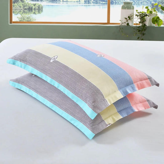 Cotton Pillowcase Pillowcase Pair Set 100% Cotton Large Adult Pillowcase 48*74cm
