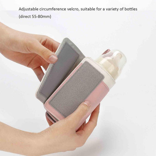 Smart Milk Bottle Heater Baby Bottle Cooler Bag USB Travel Milk Food Heating Thermostat Portable Baby Bottle Warmer Bottle Bag