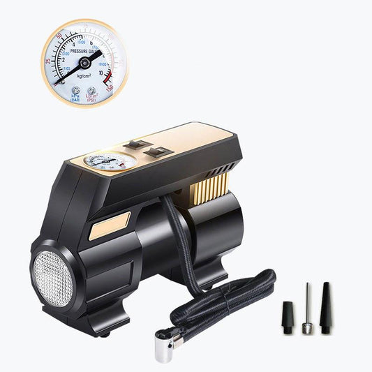 Car Inflator Portable Car Mechanical Disk Pointer Electric Inflator High-power Refueling Pump Multi-function Tire Inflator General Accessories