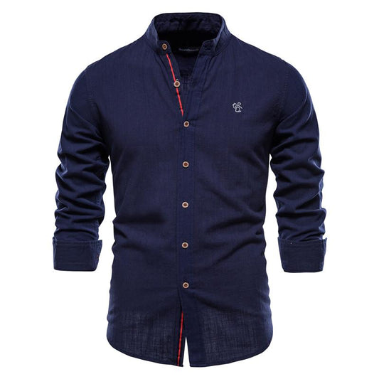 Slim Men Shirt Muscle T-shirts Long Sleeve Thin Top Solid Color Stretch Undies Male Clothing Casual Button Overshirt