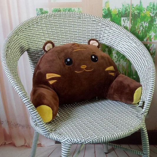 Cute Animal Lumbar Pillow Car Seat Support Lumbar Pillow Home Sofa Pillow Relaxation Artifact