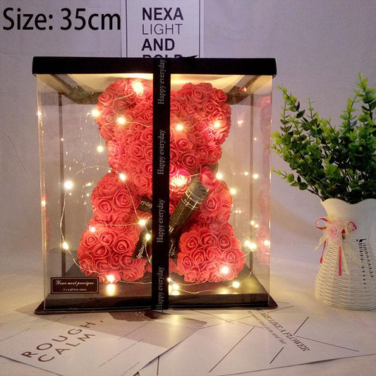 Christmas gift Valentine's present Birthday present Simulation flower Creative LED Light