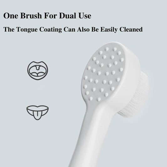 Children's Toothbrush Soft Bristles Ultra-fine 0-3 Years Old and A Half Infants Baby Child Toothbrush Milk Toothbrush 2 Packs of Infant Toothbrushes