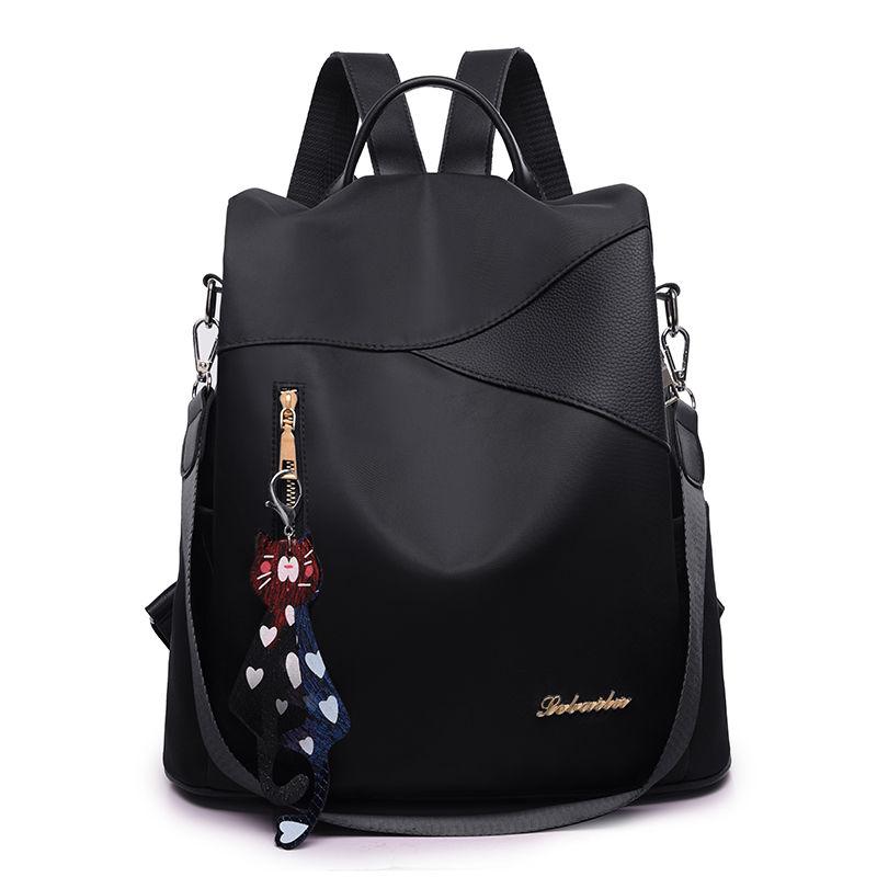 Backpack Women Trend All-match Canvas Fashion Ladies Backpack Large-capacity School Bag Small Bag