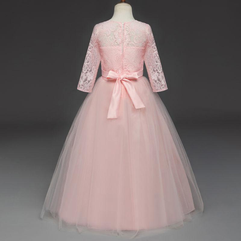 Princess Dress Western Style Flower Girl Puffy Yarn Children's Piano Costume Host, Girl Evening Dress Wedding Dress Little Girl