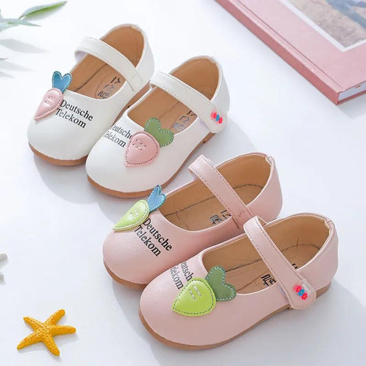 Kids Shoes Princess Shoes Pink Sandals Children Leather Party Dress Flat Girls Sandals Baby Casual
