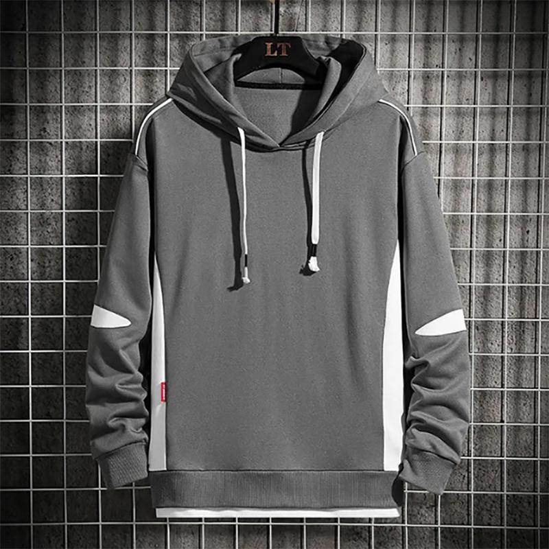 Sweater Men's Autumn and Winter Hooded Trend Handsome Loose Thick Warm Men's All-match Sweatshirts