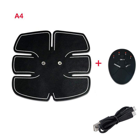Home Body Shaping Sticker Eight-pack Abdominal Muscle Training Muscle Artifact Vibration Massage Sticker Student Fitness Home Exercise USB Charging