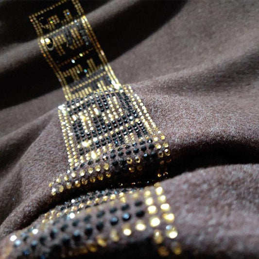 Plus Velvet Bottoming Shirt Women Autumn and Winter Korean High-neck Rhinestone Pullover Bottoming Shirt