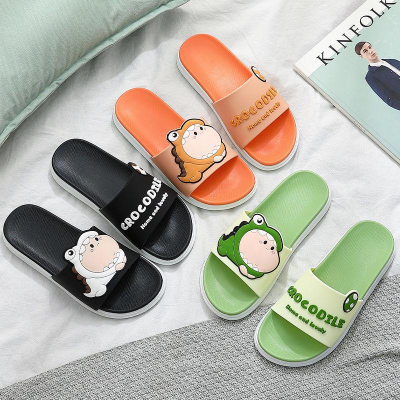 Slippers Female Summer Indoor Ins Non-slip Home Bathroom Bath Cute Summer Couple Lovers Sandals and Slippers Male Wear