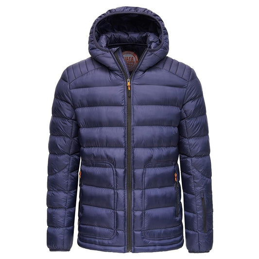Men's Autumn and Winter Ultralight Classic Down Jacket Thick Warm Hooded Jacket Parka Casual Windproof Down Jacket
