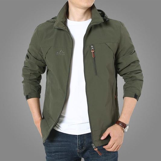 Men's Waterproof Military Jacket Spring Men Casual Windbreaker Jackets Mens Breathable Hooded Outdoor Thin Coats Clothes