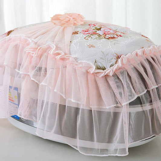 Rice Cooker Cover Cloth Round Dust Cover European Pastoral Lace Multi-purpose Cover Towel Rice Cooker Multi-purpose Cloth Cover