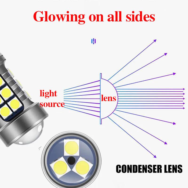 H3 220W Super Bright Headlight Seven Color LED Car Front Fog Light Natural/ Strobe Light Car Light Bulb