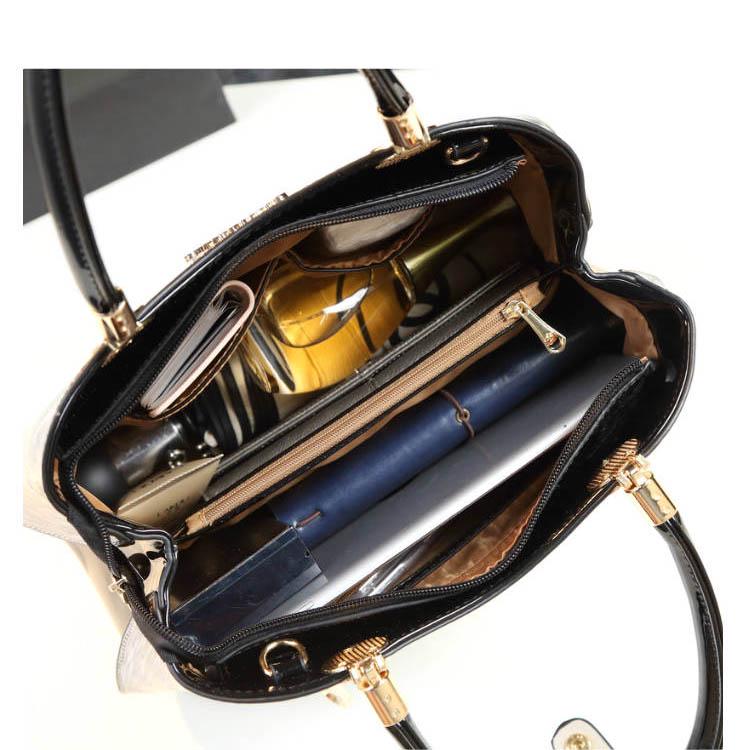Handbag Women Evening Bags Patent Leather Shoulder Bag Female Crossbody Bag Handbag Casual Tote Bags
