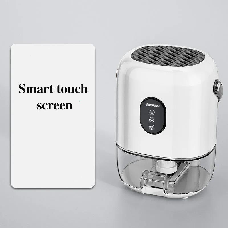 1L Smart Touch Screen Dehumidifier Silent Dryer Air Dryer Moisture Absorption Machine for Basement Bathroom