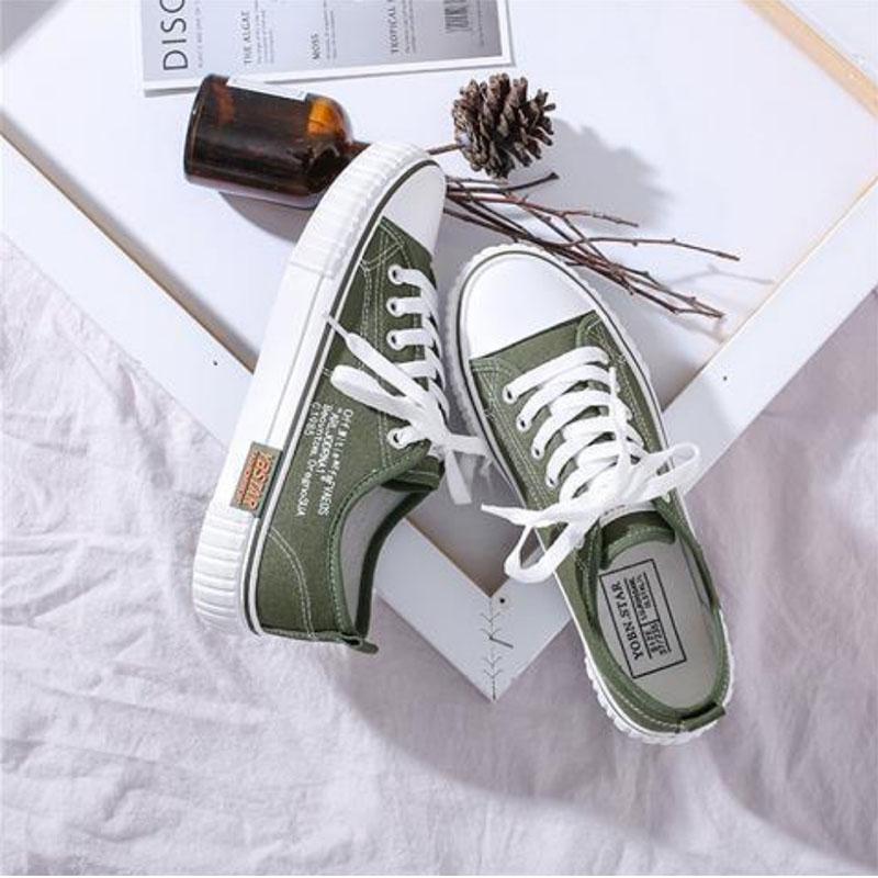 All-match Small White Shoes Women's Canvas Shoes Student Harajuku Cloth Shoes