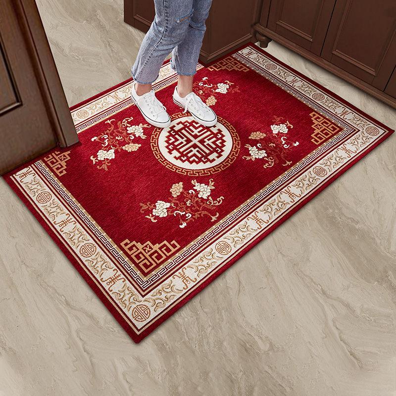 Chinese-style Entry Floor Mat Household Pad Door Pad Anti-skid Water Absorbing Living Room Bedroom Carpet