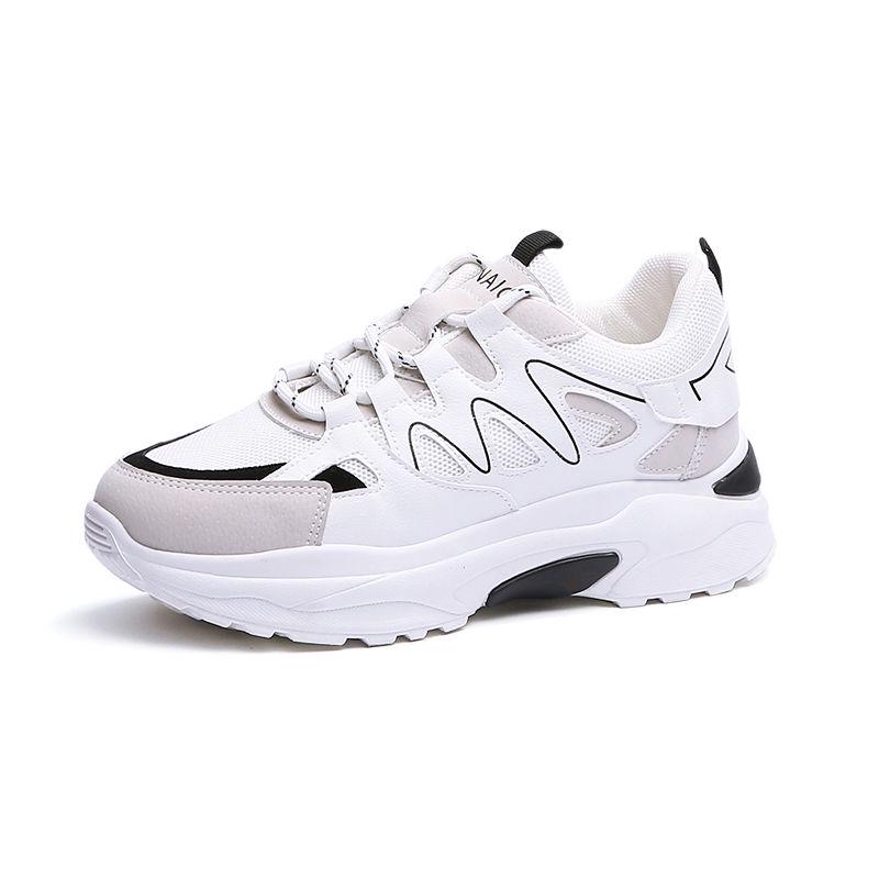 Casual Shoes Women Platform Sneakers Patchwork Fashion femme Ladies Chunky footware Dad Shoes