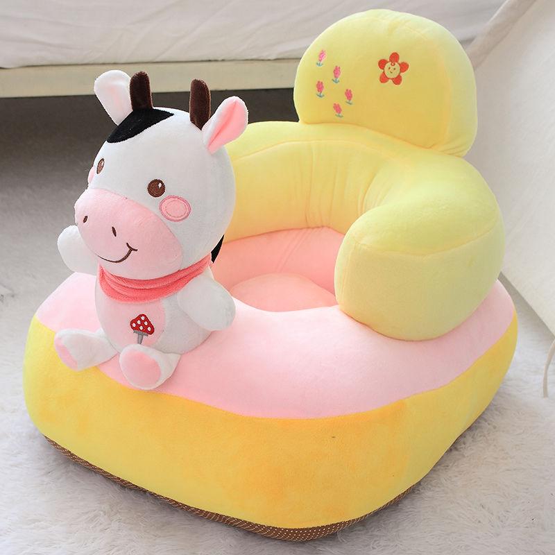 4 Months-4 Years Old Children Seat High Elastic Sponge Thicker and Softer Plush Baby Sofa Bedroom Living Room Baby Room