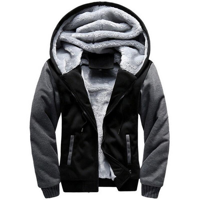 Men's Korean Version Plus Velvet Camouflage Jacket Plus Velvet Thick Plus Size Warm Hooded Jacket