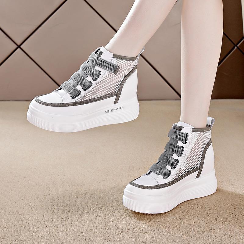 Spring and Autumn Fashion High-top Women's Shoes Korean Style All-match Sports Casual Shoes Student Tide Board Shoes