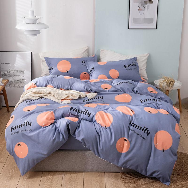 Spring Summer Design Bedding Sets Duvet Cover Flat Bed Sheet Pillowcase Pillowcover Linen Queen King Double Size