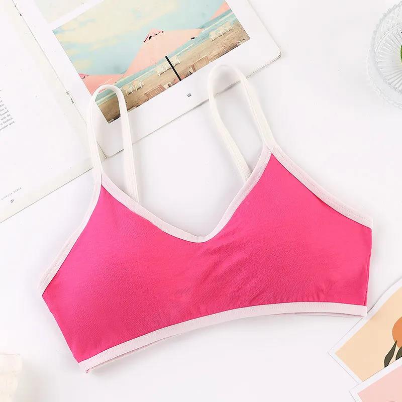 Korean Version of One-piece Bra Sling Sports Gathering Anti Sagging Ring Free Lovely Girl Underwear Bra