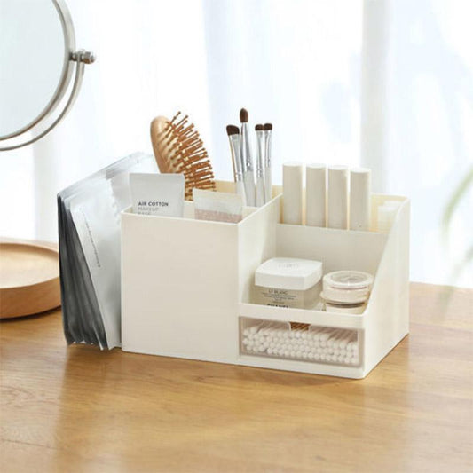 Office Desktop Storage Box Student Sundries Organizer Stationery Bookshelf Desk Rack