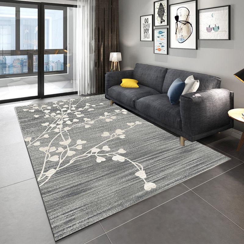 Nordic Carpet Living Room Large Area Floor Mat Room Bedroom Bedside Full Floor Entry Floor Mat Household Washable Large Size Carpet