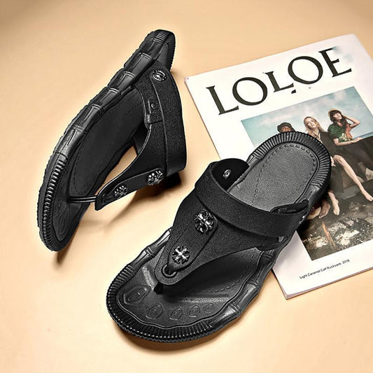 Deodorant Trend Flip-flops Korean Style Platform Flip Flops Men's Slippers Men's Non-slip